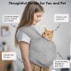 Pawaboo Pet Carrier Sling for Small Dogs and Cats, Hands-Free Dog Carrier Sling, Anti-Anxiety Soft Cotton Front Cat Carrier Bag, Papoose, Puppy, Kitten Bag, Brown Pawaboo Pet Carrier Sling for Small Dogs and Cats, Hands-Free Dog Carrier Sling, Anti-Anxiety Soft Cotton Front Cat Carrier Bag, Papoose, Puppy, Kitten Bag, Brown