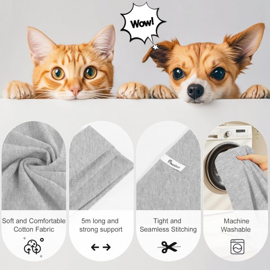 Pawaboo Pet Carrier Sling for Small Dogs and Cats, Hands-Free Dog Carrier Sling, Anti-Anxiety Soft Cotton Front Cat Carrier Bag, Papoose, Puppy, Kitten Bag, Brown Pawaboo Pet Carrier Sling for Small Dogs and Cats, Hands-Free Dog Carrier Sling, Anti-Anxiety Soft Cotton Front Cat Carrier Bag, Papoose, Puppy, Kitten Bag, Brown