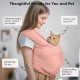 Pawaboo Pet Carrier Sling for Small Dogs and Cats, Hands-Free Dog Carrier Sling, Anti-Anxiety Soft Cotton Front Cat Carrier Bag, Papoose, Puppy, Kitten Bag, Brown Pawaboo Pet Carrier Sling for Small Dogs and Cats, Hands-Free Dog Carrier Sling, Anti-Anxiety Soft Cotton Front Cat Carrier Bag, Papoose, Puppy, Kitten Bag, Brown