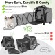 Pawtners Cat Carrier Backpacks with Expandable Cat Play Tunnel, Airline Approved Pet Backpack for Small Dogs and Large Cats up to 25 lbs, Foldable Cat Travel Carrier Pawtners Cat Carrier Backpacks with Expandable Cat Play Tunnel, Airline Approved Pet Backpack for Small Dogs and Large Cats up to 25 lbs, Foldable Cat Travel Carrier