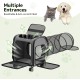Pawtners Cat Carrier Backpacks with Expandable Cat Play Tunnel, Airline Approved Pet Backpack for Small Dogs and Large Cats up to 25 lbs, Foldable Cat Travel Carrier Pawtners Cat Carrier Backpacks with Expandable Cat Play Tunnel, Airline Approved Pet Backpack for Small Dogs and Large Cats up to 25 lbs, Foldable Cat Travel Carrier