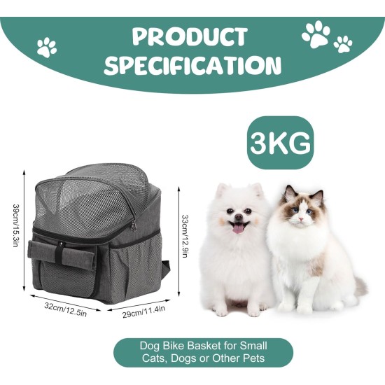 Pet Bicycle Basket, Dog Bicycle Basket, Bicycle Front Basket, Foldable Waterproof Dog Bicycle Handlebar Basket, Bicycle Basket for Pets, Shopping, Camping and Outdoor (Blue) Pet Bicycle Basket, Dog Bicycle Basket, Bicycle Front Basket, Foldable Waterproof Dog Bicycle Handlebar Basket, Bicycle Basket for Pets, Shopping, Camping and Outdoor (Blue)