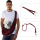 Pet Carrier, Adjustable Pet Carrier for Daily Walking, Wine Red Pet Carrier, Adjustable Pet Carrier for Daily Walking, Wine Red