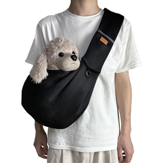 Pet Carrier Bag with Shoulder Strap for Dogs and Cats Adjustable for Small Pets up to 6 kg Portable Transport Bag Cat Hunting Outdoor Activities
