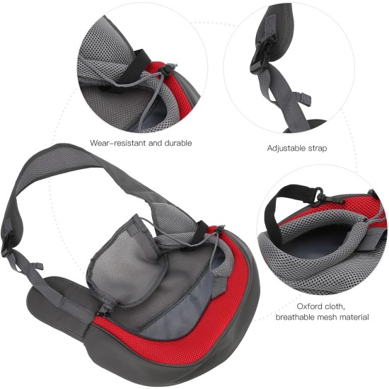 Pet Carrier, Oxford Fabric Pet Travel Bag, Breathable Mesh Pet Carrier for Dogs, Cats, Pet Carrier with Adjustable Strap Pet Carrier, Oxford Fabric Pet Travel Bag, Breathable Mesh Pet Carrier for Dogs, Cats, Pet Carrier with Adjustable Strap