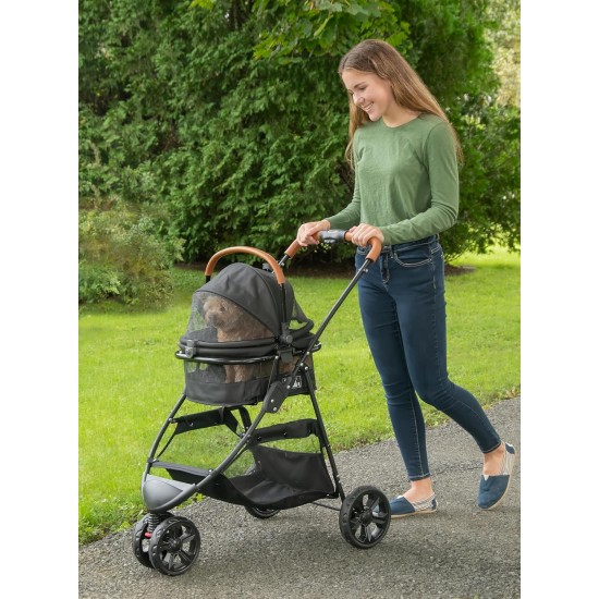Pet Gear 3-in-1 Travel System, View 360 Stroller Converts Into Carry Bag and Booster Seat with Easy Click N Go Technology for Small Dogs and Cats Pet Gear 3-in-1 Travel System, View 360 Stroller Converts Into Carry Bag and Booster Seat with Easy Click N Go Technology for Small Dogs and Cats