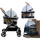Pet Gear 3-in-1 Travel System, View 360 Stroller Converts Into Carry Bag and Booster Seat with Easy Click N Go Technology for Small Dogs and Cats Pet Gear 3-in-1 Travel System, View 360 Stroller Converts Into Carry Bag and Booster Seat with Easy Click N Go Technology for Small Dogs and Cats
