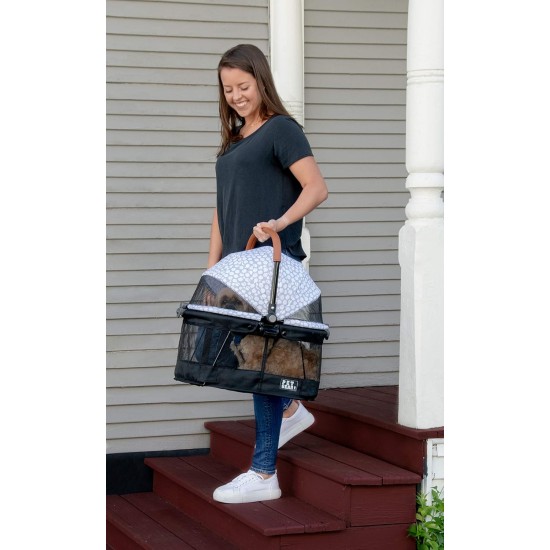 Pet Gear 3-in-1 Travel System, View 360 Stroller Converts Into Carry Bag and Booster Seat with Easy Click N Go Technology for Small Dogs and Cats Pet Gear 3-in-1 Travel System, View 360 Stroller Converts Into Carry Bag and Booster Seat with Easy Click N Go Technology for Small Dogs and Cats