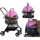 Pet Gear 3-in-1 Travel System, View 360 Stroller Converts Into Carry Bag and Booster Seat with Easy Click N Go Technology for Small Dogs and Cats Pet Gear 3-in-1 Travel System, View 360 Stroller Converts Into Carry Bag and Booster Seat with Easy Click N Go Technology for Small Dogs and Cats