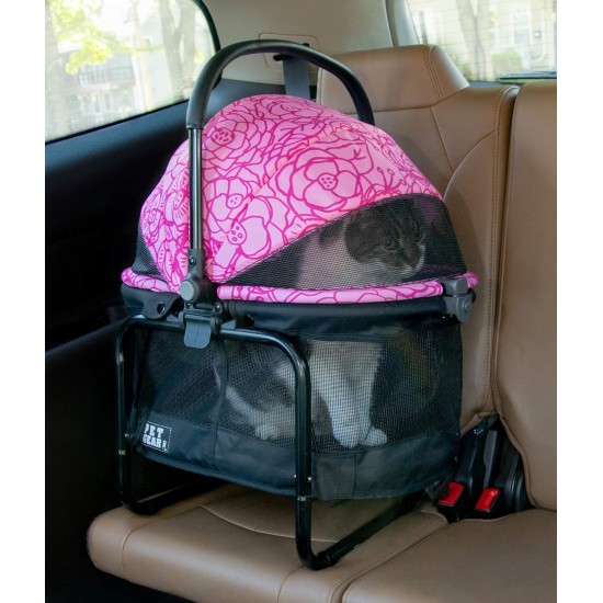 Pet Gear 3-in-1 Travel System, View 360 Stroller Converts Into Carry Bag and Booster Seat with Easy Click N Go Technology for Small Dogs and Cats Pet Gear 3-in-1 Travel System, View 360 Stroller Converts Into Carry Bag and Booster Seat with Easy Click N Go Technology for Small Dogs and Cats
