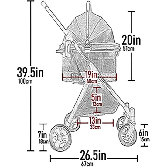 Pet Gear 3-in-1 Travel System, View 360 Stroller Converts Into Carry Bag and Booster Seat with Easy Click N Go Technology for Small Dogs and Cats Pet Gear 3-in-1 Travel System, View 360 Stroller Converts Into Carry Bag and Booster Seat with Easy Click N Go Technology for Small Dogs and Cats