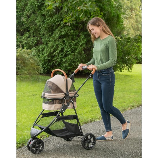 Pet Gear 3-in-1 Travel System, View 360 Stroller Converts Into Carry Bag and Booster Seat with Easy Click N Go Technology for Small Dogs and Cats Pet Gear 3-in-1 Travel System, View 360 Stroller Converts Into Carry Bag and Booster Seat with Easy Click N Go Technology for Small Dogs and Cats
