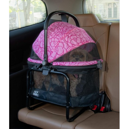 Pet Gear 3-in-1 Travel System, View 360 Stroller Converts Into Carry Bag and Booster Seat with Easy Click N Go Technology for Small Dogs and Cats Pet Gear 3-in-1 Travel System, View 360 Stroller Converts Into Carry Bag and Booster Seat with Easy Click N Go Technology for Small Dogs and Cats