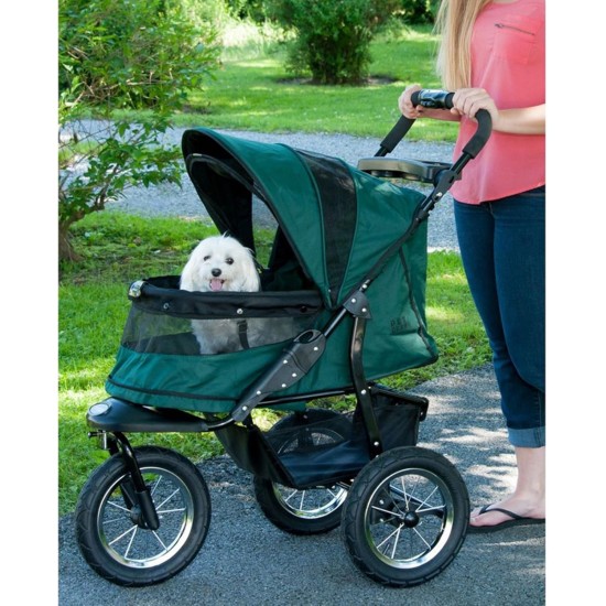 Pet Gear AT3 Zipped Pet Stroller - Summit Grey Pet Gear AT3 Zipped Pet Stroller - Summit Grey
