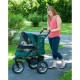 Pet Gear AT3 Zipped Pet Stroller - Summit Grey Pet Gear AT3 Zipped Pet Stroller - Summit Grey
