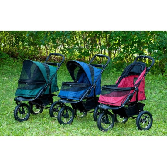 Pet Gear AT3 Zipped Pet Stroller - Summit Grey Pet Gear AT3 Zipped Pet Stroller - Summit Grey
