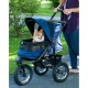 Pet Gear AT3 Zipped Pet Stroller - Summit Grey Pet Gear AT3 Zipped Pet Stroller - Summit Grey