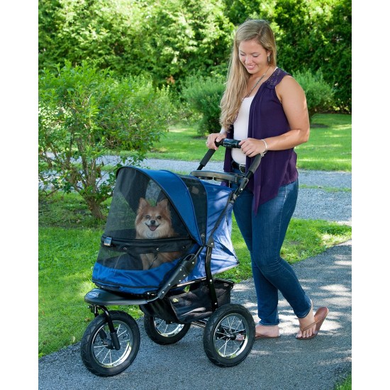 Pet Gear AT3 Zipped Pet Stroller - Summit Grey Pet Gear AT3 Zipped Pet Stroller - Summit Grey