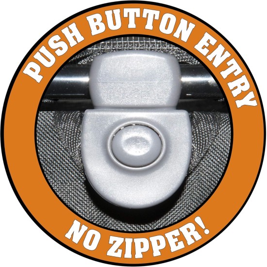 Pet Gear AT3 Zipped Pet Stroller - Summit Grey Pet Gear AT3 Zipped Pet Stroller - Summit Grey