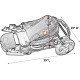 Pet Gear AT3 Zipped Pet Stroller - Summit Grey Pet Gear AT3 Zipped Pet Stroller - Summit Grey