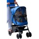 Pet Gear Happy Trails No-Zip Stroller, Sapphire Blue Pet Gear Happy Trails No-Zip Stroller, Sapphire Blue