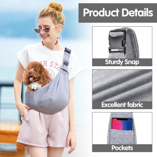Pet Sling Carrier, Adjustable Dog Carrier Bag, Adjustable Sling Bag, Shoulder Bag, Carry Bag, Bags for Small Dogs Cats Pet Sling Carrier, Adjustable Dog Carrier Bag, Adjustable Sling Bag, Shoulder Bag, Carry Bag, Bags for Small Dogs Cats