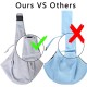 Pet Sling Carrier, Hand Free Pet Carrier, Dog Towel with Adjustable Shoulder Strap for Small, Medium Cats and Dogs (Grey) Pet Sling Carrier, Hand Free Pet Carrier, Dog Towel with Adjustable Shoulder Strap for Small, Medium Cats and Dogs (Grey)