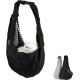 Pet Sling Carrier, Hand Free Pet Carrier, Dog Towel with Adjustable Shoulder Strap for Small, Medium Cats and Dogs (Grey) Pet Sling Carrier, Hand Free Pet Carrier, Dog Towel with Adjustable Shoulder Strap for Small, Medium Cats and Dogs (Grey)