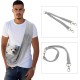 Pet Sling Carrier, Haustier-Brusttasche für Katzen und kleine Hunde, Grau Pet Sling Carrier, Haustier-Brusttasche für Katzen und kleine Hunde, Grau