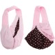 Pet Sling Carrier, Pet Chest Bag for Cats and Small Dogs, Pink Pet Sling Carrier, Pet Chest Bag for Cats and Small Dogs, Pink
