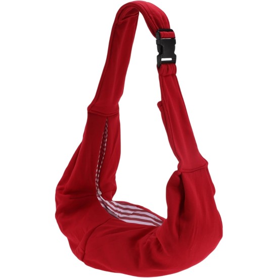 Pet Sling Carrier, Verstellbare Haustier-Tragetasche für Katzen und kleine Hunde, Rot Pet Sling Carrier, Verstellbare Haustier-Tragetasche für Katzen und kleine Hunde, Rot