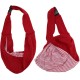 Pet Sling Carrier, Verstellbare Haustier-Tragetasche für Katzen und kleine Hunde, Rot Pet Sling Carrier, Verstellbare Haustier-Tragetasche für Katzen und kleine Hunde, Rot