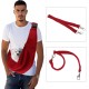 Pet Sling Carrier, Verstellbare Haustier-Tragetasche für Katzen und kleine Hunde, Rot Pet Sling Carrier, Verstellbare Haustier-Tragetasche für Katzen und kleine Hunde, Rot