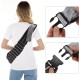 Pet Sling Carrier, Verstellbare Haustier-Tragetasche für den täglichen Spaziergang, Tiefgrau Pet Sling Carrier, Verstellbare Haustier-Tragetasche für den täglichen Spaziergang, Tiefgrau