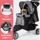 Pet Stroller ALL Terrain, IPS-01 Red/Black, dog carrier, trolley, Trailer, Innopet, Buggy. Foldable pet buggy, pushchair, pram for dogs and cats Pet Stroller ALL Terrain, IPS-01 Red/Black, dog carrier, trolley, Trailer, Innopet, Buggy. Foldable pet buggy, pushchair, pram for dogs and cats