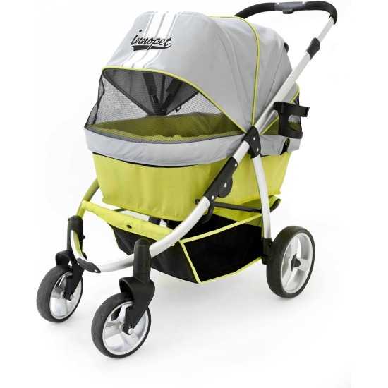 Pet Stroller, IPS-06/Green, dog carrier, trolley, Trailer, Innopet, Buggy Retro. Foldable pet buggy, pushchair, pram for dogs and cats Pet Stroller, IPS-06/Green, dog carrier, trolley, Trailer, Innopet, Buggy Retro. Foldable pet buggy, pushchair, pram for dogs and cats