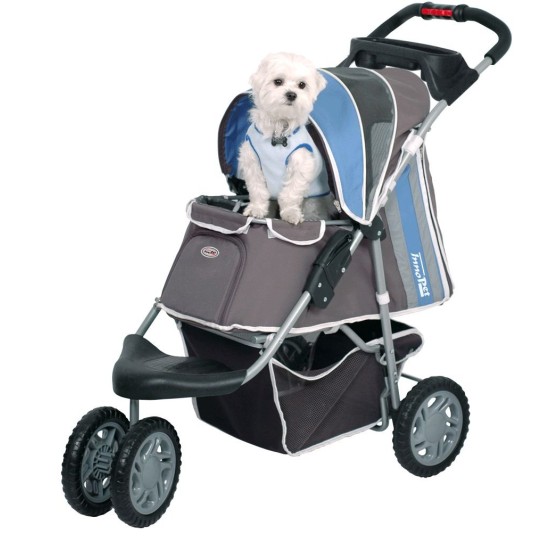 Pet Stroller Ips-09/Blue, dog carrier, trolley, Trailer, Innopet, Buggy First Class. Foldable pet buggy, pushchair, pram for dogs and cats Pet Stroller Ips-09/Blue, dog carrier, trolley, Trailer, Innopet, Buggy First Class. Foldable pet buggy, pushchair, pram for dogs and cats