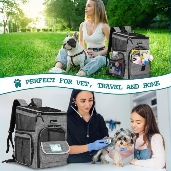 PetAmi Dog Backpack Carrier Airline Approved Cat Backpacks for Carrying Small Large Cats Pet Carrier Backpack Ventilated Soft Sides for Dogs Cats Bookbag for PetAmi Dog Backpack Carrier Airline Approved Cat Backpacks for Carrying Small Large Cats Pet Carrier Backpack Ventilated Soft Sides for Dogs Cats Bookbag for