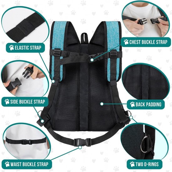 PetAmi Dog Carrier Front Adjustable Backpack for Dogs Pet Cats Chest Bag Ventilated for Hiking Camping Travel Small Medium Dogs Puppies Max 10 lbs Black PetAmi Dog Carrier Front Adjustable Backpack for Dogs Pet Cats Chest Bag Ventilated for Hiking Camping Travel Small Medium Dogs Puppies Max 10 lbs Black