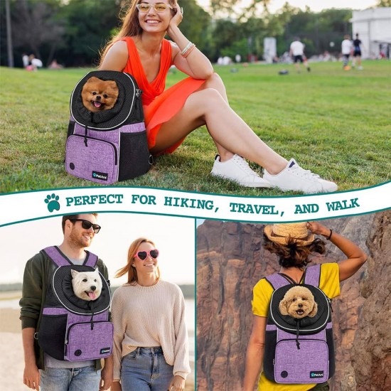 PetAmi Dog Carrier Front Adjustable Backpack for Dogs Pet Cats Chest Bag Ventilated for Hiking Camping Travel Small Medium Dogs Puppies Max 10 lbs Black PetAmi Dog Carrier Front Adjustable Backpack for Dogs Pet Cats Chest Bag Ventilated for Hiking Camping Travel Small Medium Dogs Puppies Max 10 lbs Black