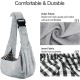 PetLoft Dog Carrier Sling Reversible Small Dog Carrier Reversible Pet Carrier Handsfree Cross-Body Carrier with Collar for Dog/Cat/Rabbit, Black PetLoft Dog Carrier Sling Reversible Small Dog Carrier Reversible Pet Carrier Handsfree Cross-Body Carrier with Collar for Dog/Cat/Rabbit, Black