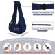 PetLoft Dog Carrier Sling Reversible Small Dog Carrier Reversible Pet Carrier Handsfree Cross-Body Carrier with Collar for Dog/Cat/Rabbit, Black PetLoft Dog Carrier Sling Reversible Small Dog Carrier Reversible Pet Carrier Handsfree Cross-Body Carrier with Collar for Dog/Cat/Rabbit, Black