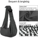 PetLoft Dog Carrier Sling Reversible Small Dog Carrier Reversible Pet Carrier Handsfree Cross-Body Carrier with Collar for Dog/Cat/Rabbit, Black PetLoft Dog Carrier Sling Reversible Small Dog Carrier Reversible Pet Carrier Handsfree Cross-Body Carrier with Collar for Dog/Cat/Rabbit, Black