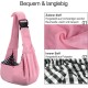 PetLoft Dog Carrier Sling Reversible Small Dog Carrier Reversible Pet Carrier Handsfree Cross-Body Carrier with Collar for Dog/Cat/Rabbit, Black PetLoft Dog Carrier Sling Reversible Small Dog Carrier Reversible Pet Carrier Handsfree Cross-Body Carrier with Collar for Dog/Cat/Rabbit, Black