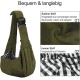 PetLoft Dog Carrier Sling Reversible Small Dog Carrier Reversible Pet Carrier Handsfree Cross-Body Carrier with Collar for Dog/Cat/Rabbit, Black PetLoft Dog Carrier Sling Reversible Small Dog Carrier Reversible Pet Carrier Handsfree Cross-Body Carrier with Collar for Dog/Cat/Rabbit, Black