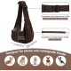 PetLoft Dog Carrier Sling Reversible Small Dog Carrier Reversible Pet Carrier Handsfree Cross-Body Carrier with Collar for Dog/Cat/Rabbit, Black PetLoft Dog Carrier Sling Reversible Small Dog Carrier Reversible Pet Carrier Handsfree Cross-Body Carrier with Collar for Dog/Cat/Rabbit, Black