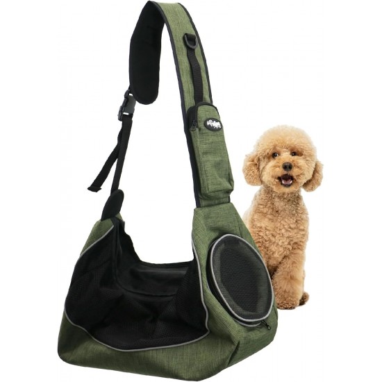 Petique Adjustable Pet Carrier for Small to Medium Dogs & Cats - Comfortable & Safe Dog Towel for Walking & Outdoor Travel - Versatile Puppy and Cat Towel with Petique Adjustable Pet Carrier for Small to Medium Dogs & Cats - Comfortable & Safe Dog Towel for Walking & Outdoor Travel - Versatile Puppy and Cat Towel with