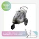 Petique Breeze Large Dog Buggy, Convertible Bicycle Trailer for Dogs with Pneumatic Tyres, Black Petique Breeze Large Dog Buggy, Convertible Bicycle Trailer for Dogs with Pneumatic Tyres, Black