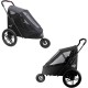 Petique Breeze Large Dog Buggy, Convertible Bicycle Trailer for Dogs with Pneumatic Tyres, Black Petique Breeze Large Dog Buggy, Convertible Bicycle Trailer for Dogs with Pneumatic Tyres, Black