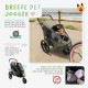 Petique Breeze Large Dog Buggy, Convertible Bicycle Trailer for Dogs with Pneumatic Tyres, Black Petique Breeze Large Dog Buggy, Convertible Bicycle Trailer for Dogs with Pneumatic Tyres, Black